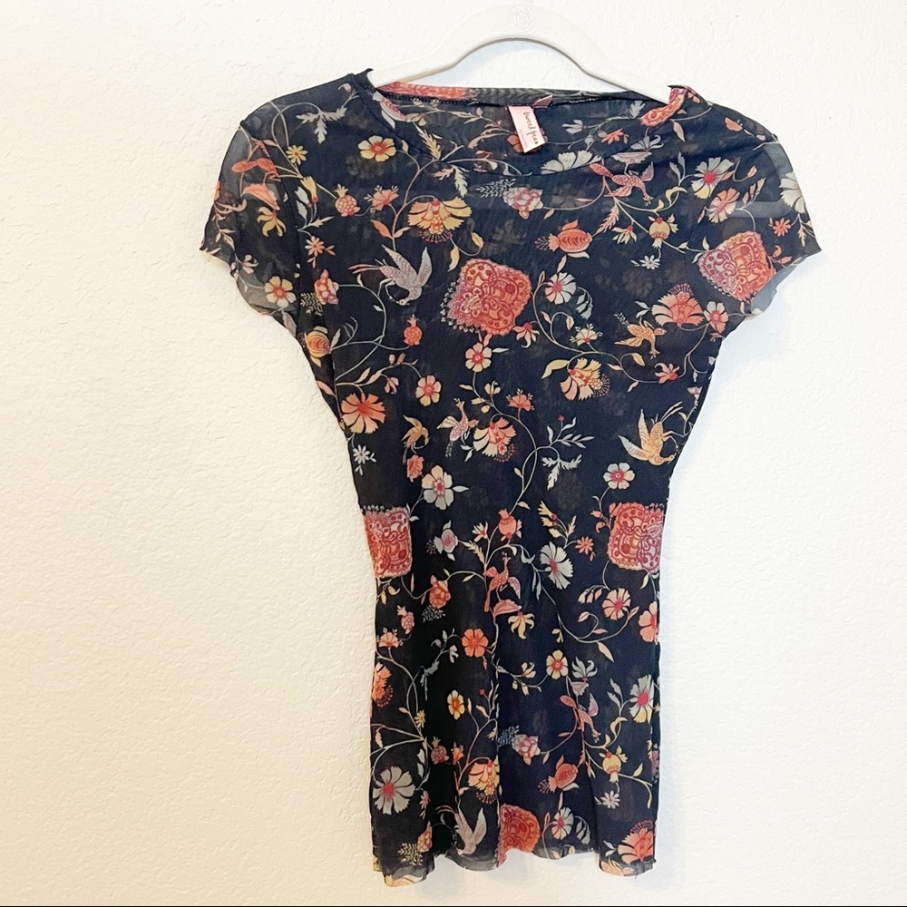 Vintage Y2K Mesh Top‎